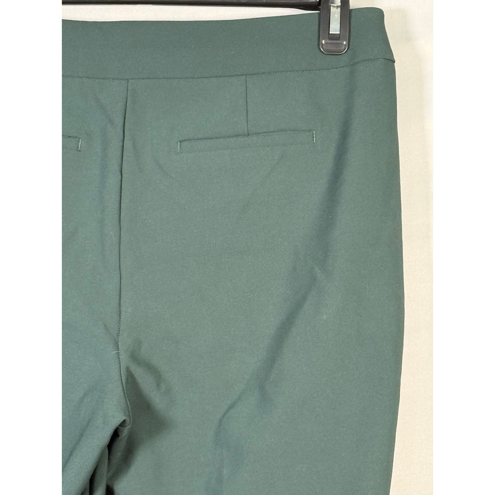 Chicos So‎ Slimming Pants Women Size 8R Dark Green Straight Leg Ankle - Picture 9 of 11